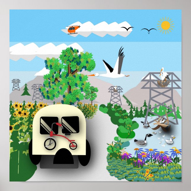 Póster La gira por carretera (Frente)