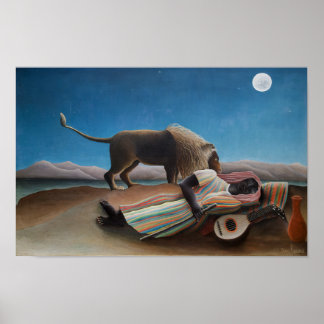 Póster La gitana durmiente | Henri Rousseau |