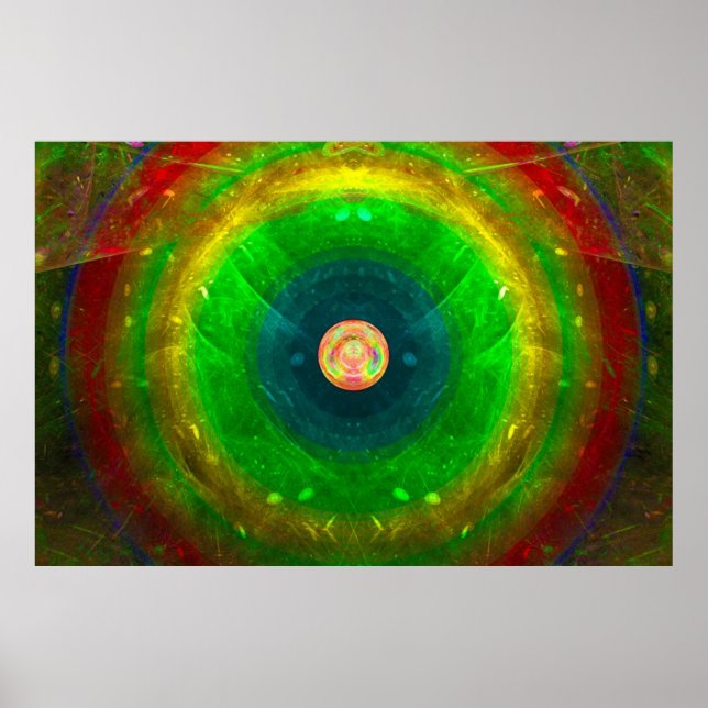 Póster La Gong - La voz de lo divino (Frente)