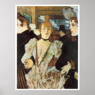 Póster La Goulue llega al Rouge 1892