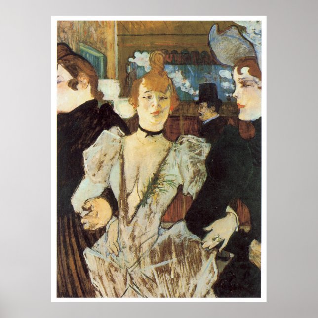 Póster La Goulue llega al Rouge 1892 (Frente)
