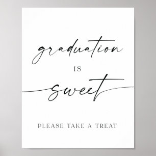 Póster La Graduación Es Dulce, Por Favor Tome Un Rótulo D