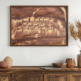 Póster La gran fotografía del panel de caza Cañón Utah de