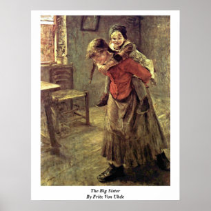 Póster La Gran Hermana De Fritz Von Uhde
