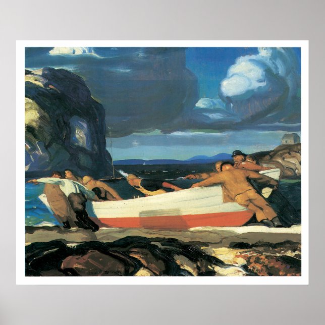 Póster La gran historia, George Bellows 1913 (Frente)