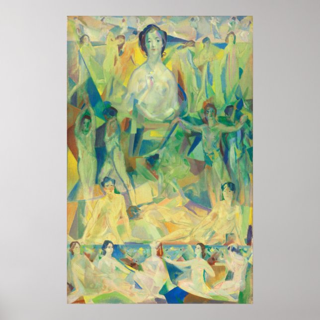 Póster La Gran Madre, Poster Bella Artes Arthur B. Davies (Frente)