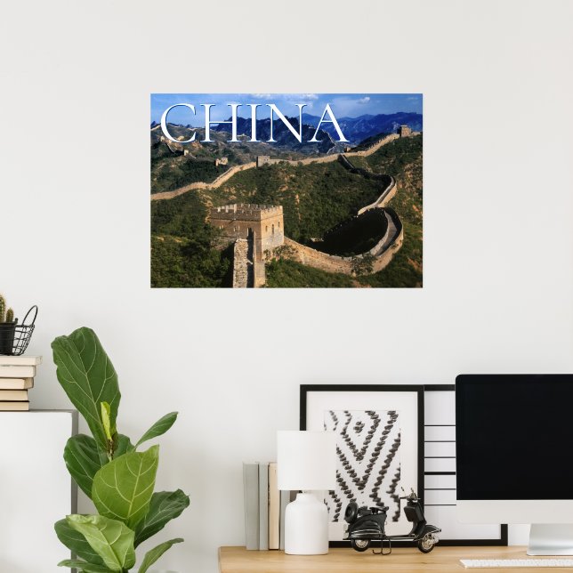 Póster La Gran Muralla | Jinshanling, China (Oficina en casa)
