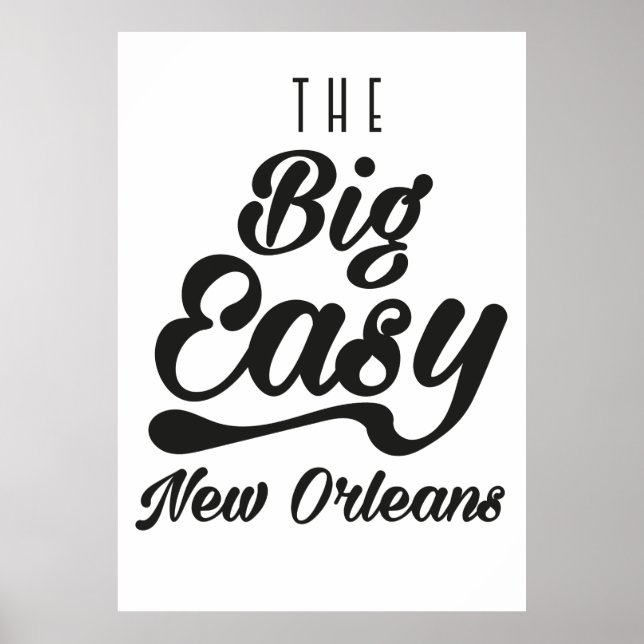 Póster La Gran Nueva Orleans Fácil (Frente)