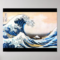 La Gran Ola de Kanagawa, Hokusai