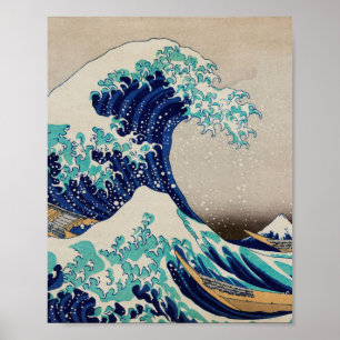 Póster La gran ola de la cosecha de Kanagawa