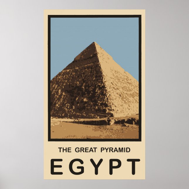 Póster La gran pirámide de Egipto (Frente)