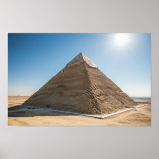 Póster La gran pirámide de Giza