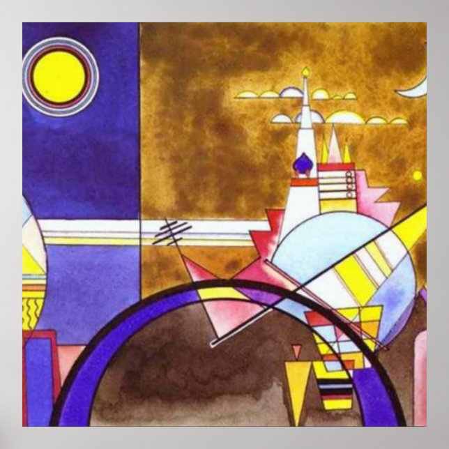 Póster La gran puerta de Kiev Wassily Kandinsky (Frente)