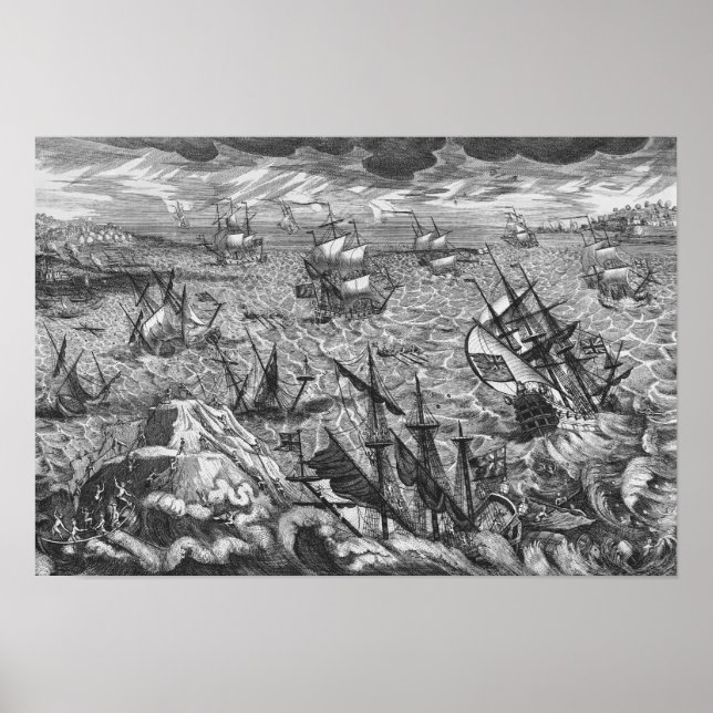 Póster La Gran Tormenta de Inglaterra (Frente)