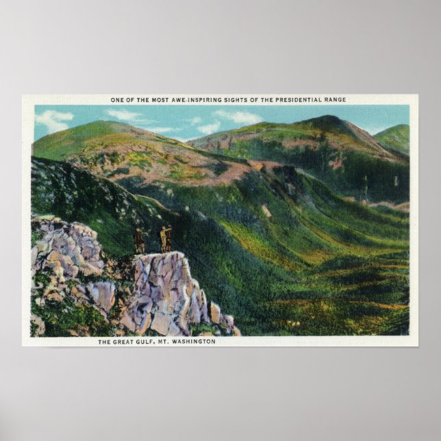 Póster La Gran Vista del Golfo del Rango Presidencial (Frente)