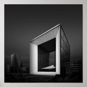 Póster La Grande Arche de la Fraternite, Paris, France