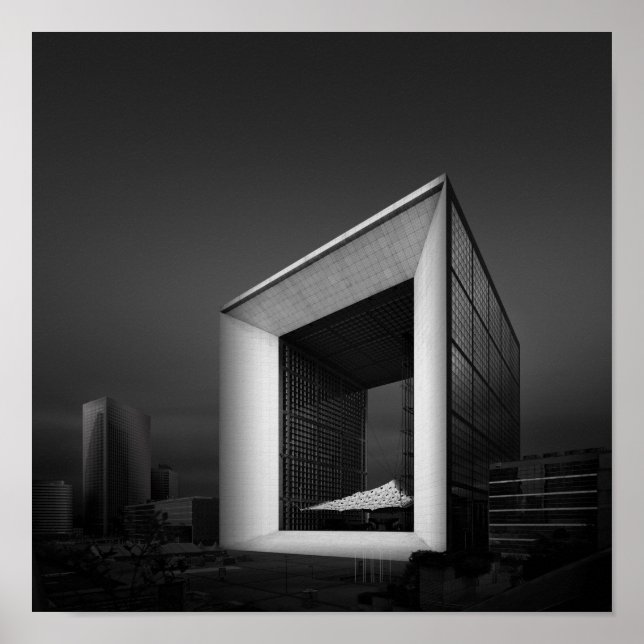 Póster La Grande Arche de la Fraternite, Paris, France (Frente)