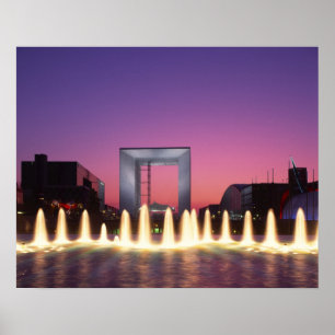 Póster La Grande Arche, La Defense, Paris, France