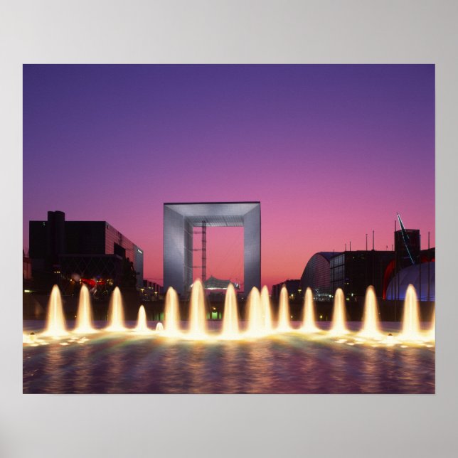 Póster La Grande Arche, La Defense, Paris, France (Frente)