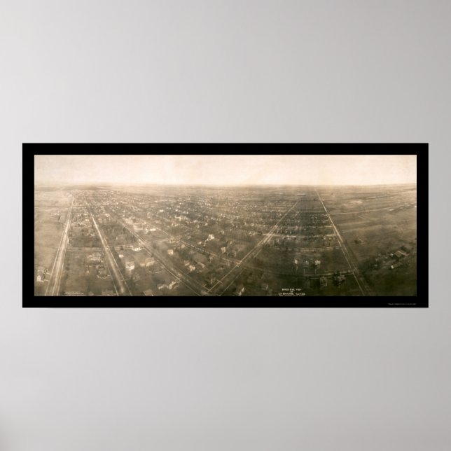 Póster La Grange Illinois Foto 1908 (Frente)