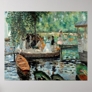 Póster La Grenouillère Auguste  Renoir  