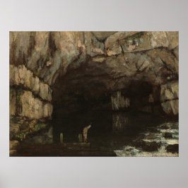 Póster La Grotte de la Loue - Gustave Courbet Bella Artes