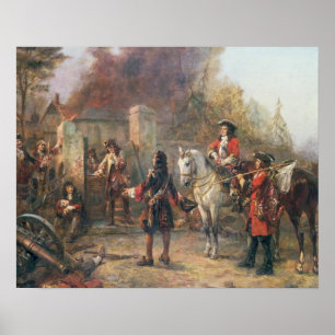 Póster La guarnición del pueblo tenía en Surrendere