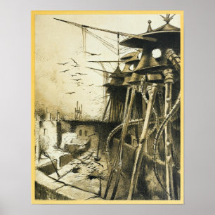 Póster La Guerra de los Mundos (1906)