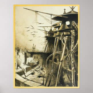 Póster La Guerra de los Mundos (1906)
