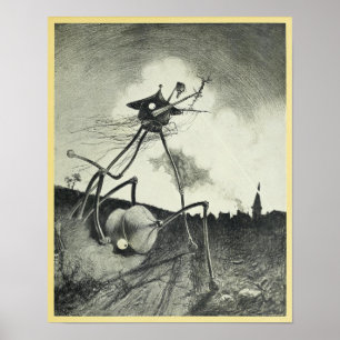 Póster La Guerra de los Mundos (1906)