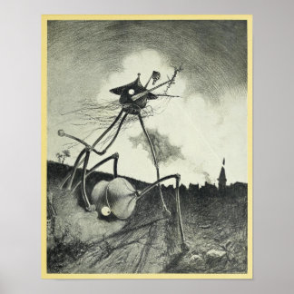 Póster La Guerra de los Mundos (1906)