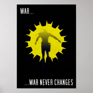 Póster La guerra nunca cambia