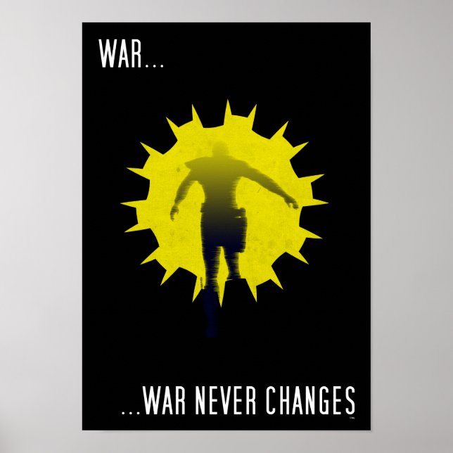 Póster La guerra nunca cambia (Frente)
