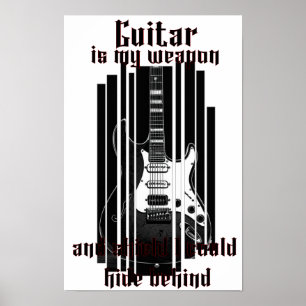Póster La guitarra es mi arma, poster