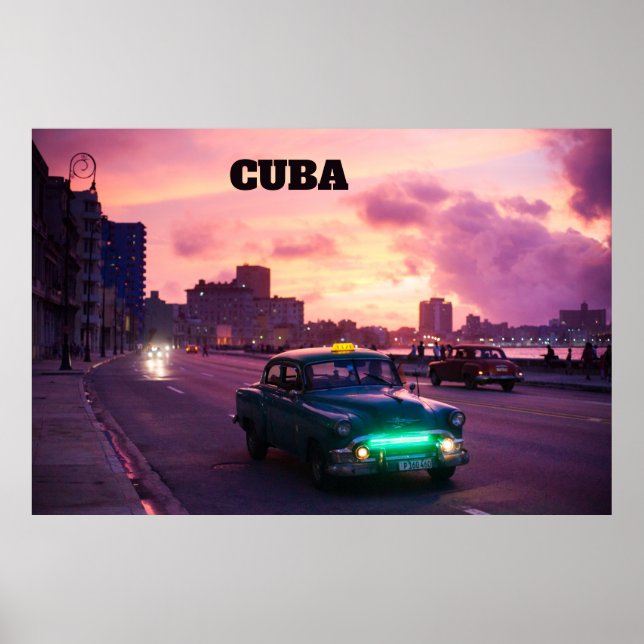 Póster La Habana - Cuba (Frente)