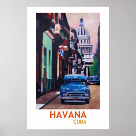 Póster La Habana Cuba - Poster de estilo retro II