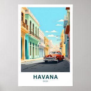 Póster La Habana Cuba Viaja Imprimir