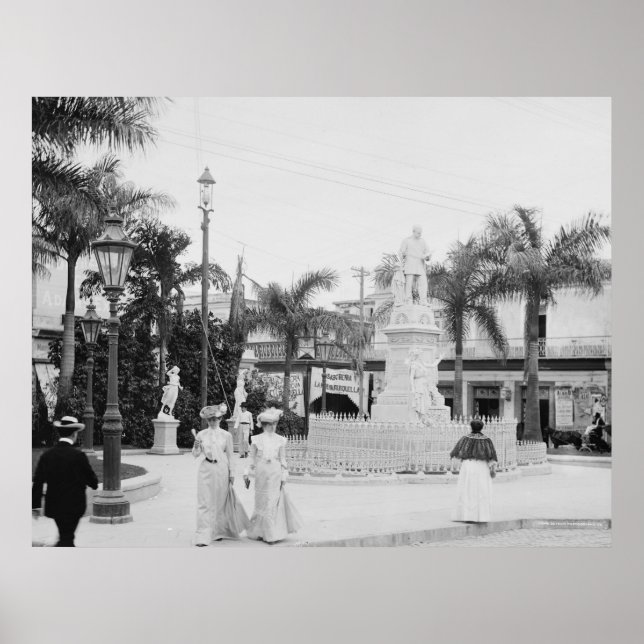 Póster La Habana Estatua: 1903 (Frente)