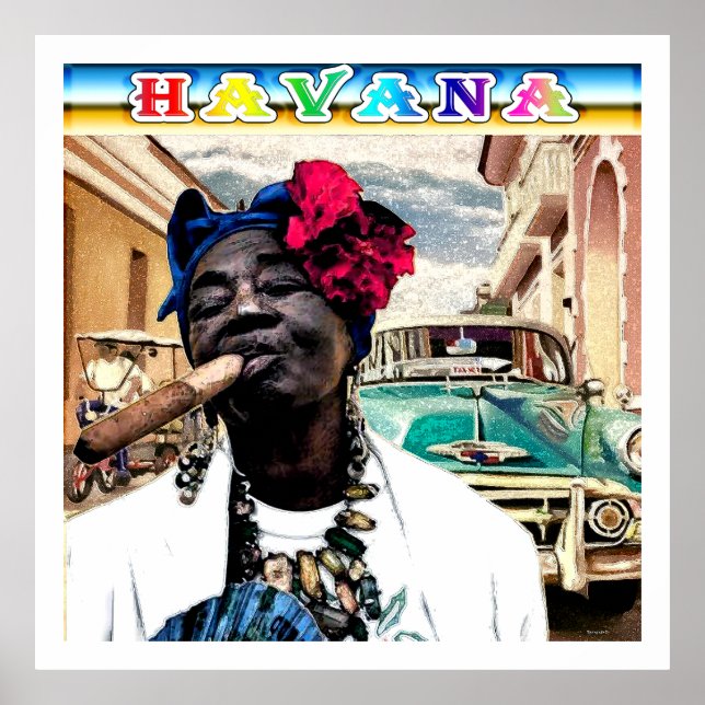 Póster La Habana Vintage (Frente)