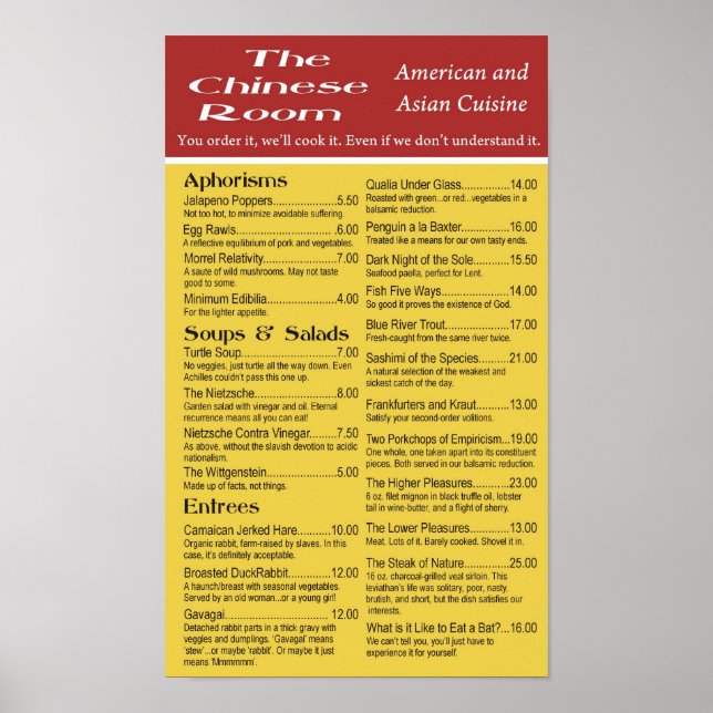 Póster La habitación china (Frente)