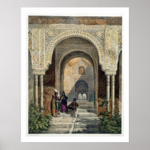 Póster La habitación de las dos hermanas en la Alhambra, 