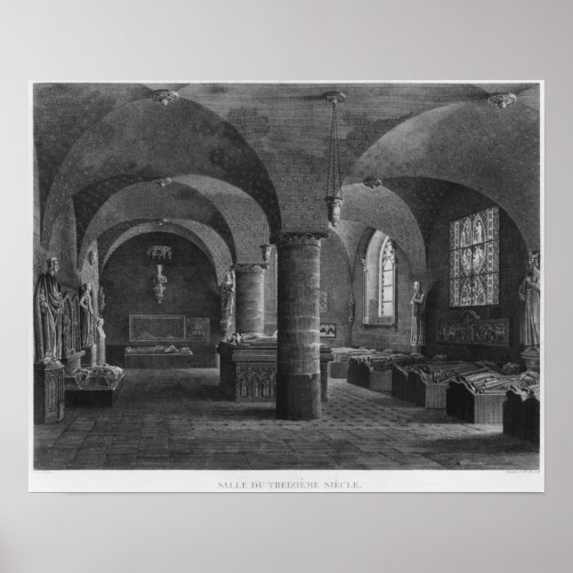 Póster La habitación del siglo XIII, el Museo de los Monu (Frente)