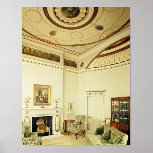 Póster La habitación etrusca diseñada por Robert Adam