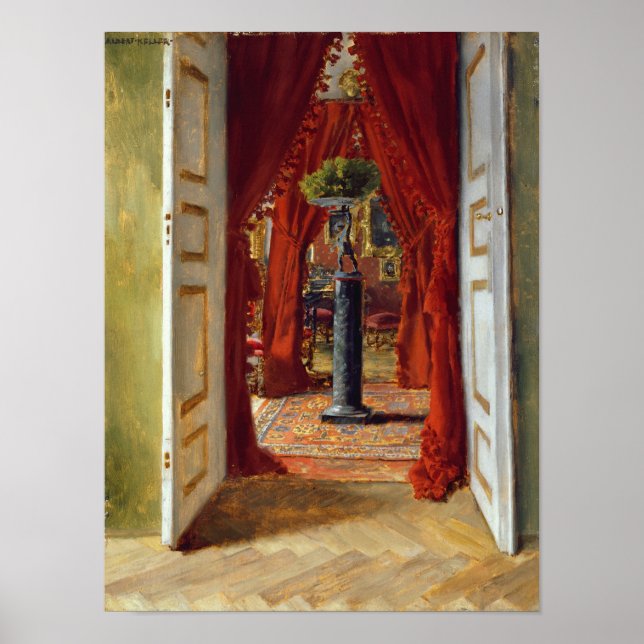 Póster La habitación roja, 1882 (Frente)