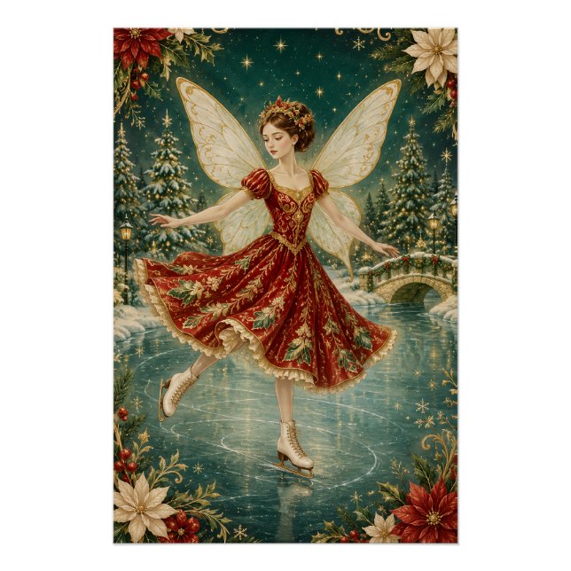 Póster La Hada de Hielo de Yuletide (Anverso)