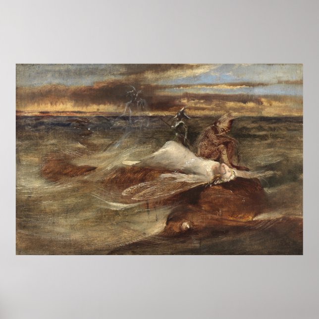 Póster La hada y la serpiente marina (Frente)