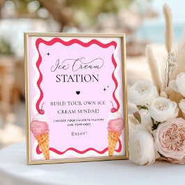 Póster La han escogido para el Rótulo Fiesta de la estaci