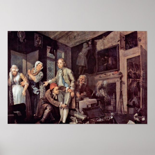Póster La Herencia" De Hogarth William (Frente)