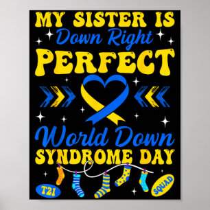 Póster La hermana es absolutamente perfecto mundo síndrom