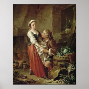 Póster La hermosa doncella de cocina